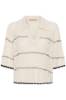 Billede af Culture Ylva Polo Strik Whitecap