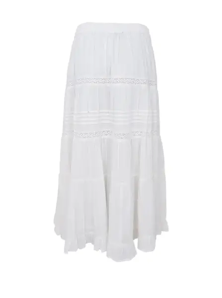 Billede af Black Colour Harriet skirt off white