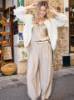 Billede af Black Colour Baloon Pant Sand