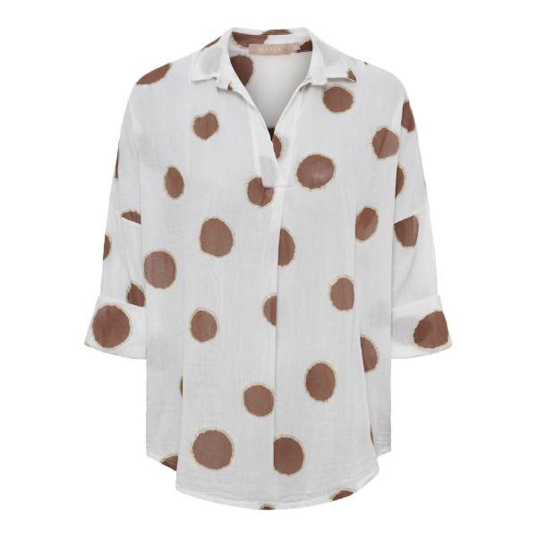 Billede af Marta Riva Blouse Brown Dot