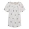 Billede af Marta Top Luciana Ærme Beige 