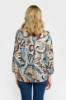 Billede af 2-Biz Dorte Bluse Blå brun print