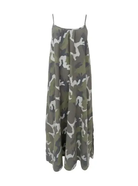 Billede af Black Colour Minna Dress Camouflage