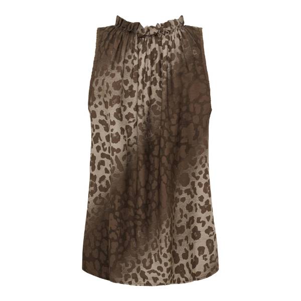 Billede af Marta Lucina Top Brown Leo