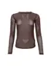Billede af Black Colour Jessie Mesh Top Coffee