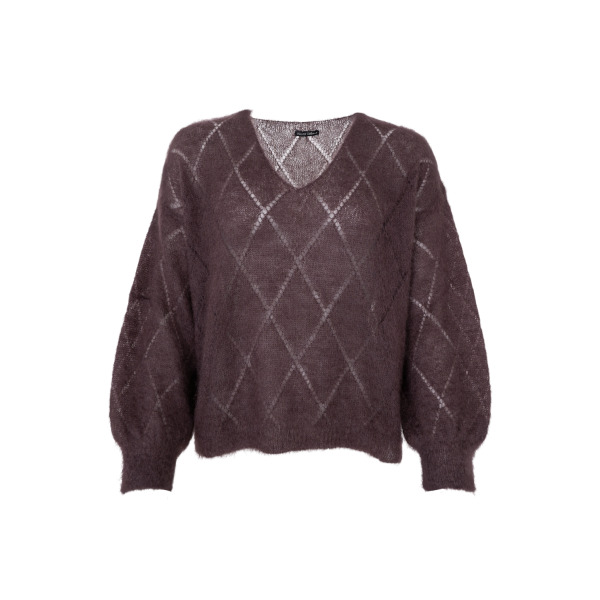 Billede af Black Colour Bjørk Strik Coffee