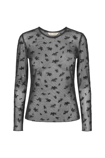 Billede af Rue De Femme Mesh Round neck BLK