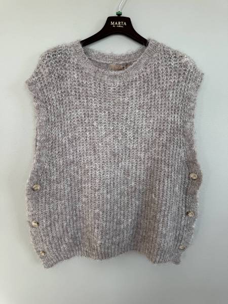 Billede af Marta Coast Vest Fango Melange