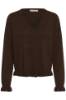 Billede af Culture Annemarie Knit Frill Brun