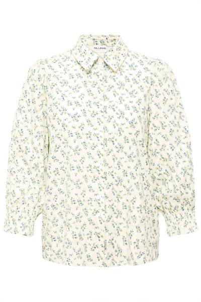 Billede af Pulz Alvilda Shirt Blue flower