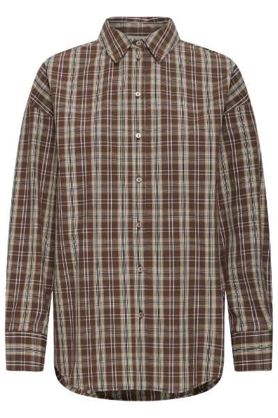 Billede af Fransa Elaras Shirt Brown Check 