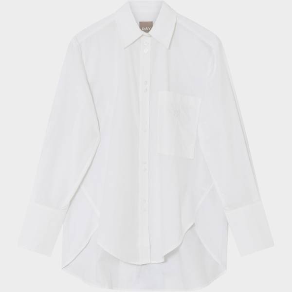 Billede af DAY Stella Poplina Skjorte White