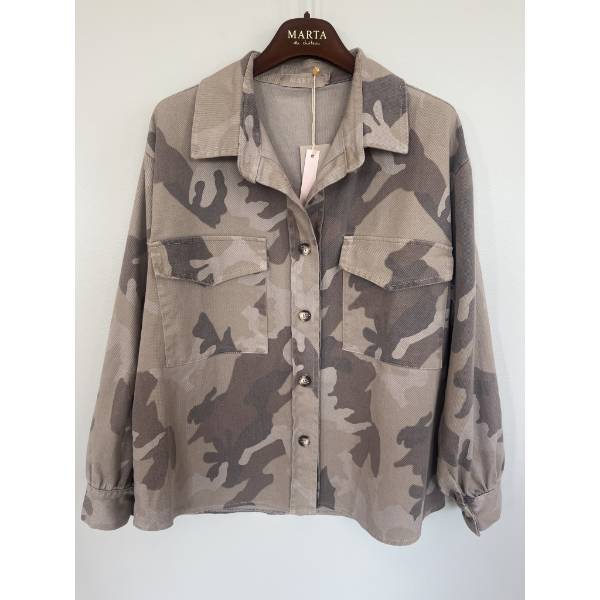 Billede af Marta Moonstone Jakke Beige Camo