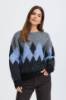 Billede af Pulz Stel Pullover Grå/blå 