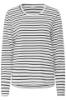 Billede af Fransa Clea Tee L/S Navy stribe