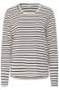 Billede af Fransa Clea Tee L/S Brun stribe