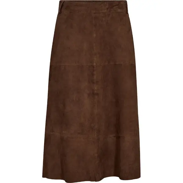 Billede af Depeche Rosie Suede Nederdel Wood 