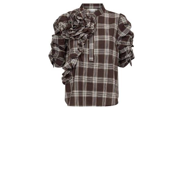 Billede af Gossia Zabina Shirt Brown check
