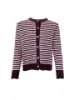 Billede af Black Colour Dell Stripe Card Plum 