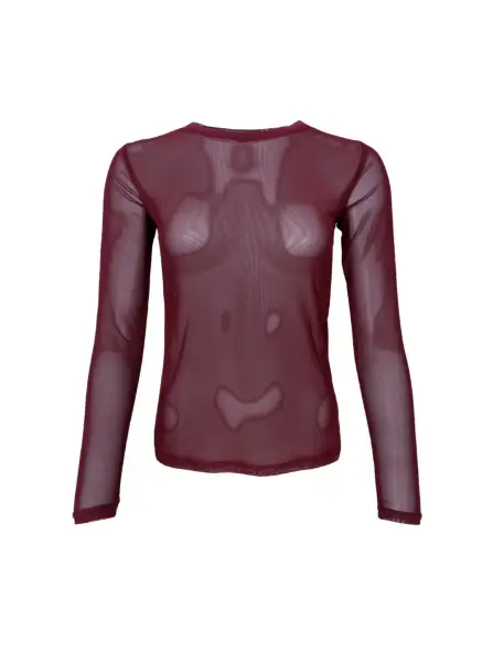 Billede af Black Colour Annie Mesh Top Plum