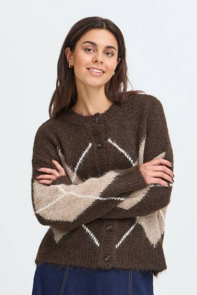 Billede af Fransa Charleen Cardigan 3 Hot Chec