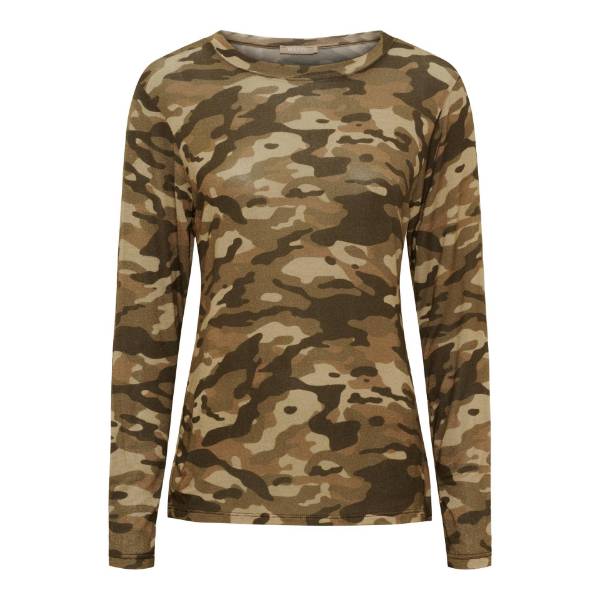Billede af Marta Elissa Top Mesh brun Camu