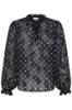 Billede af Pulz Finja Bluse Black Dot
