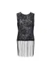 Billede af Black Colour Vea Frill Top