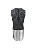 Billede af Black Colour Vea Frill Top