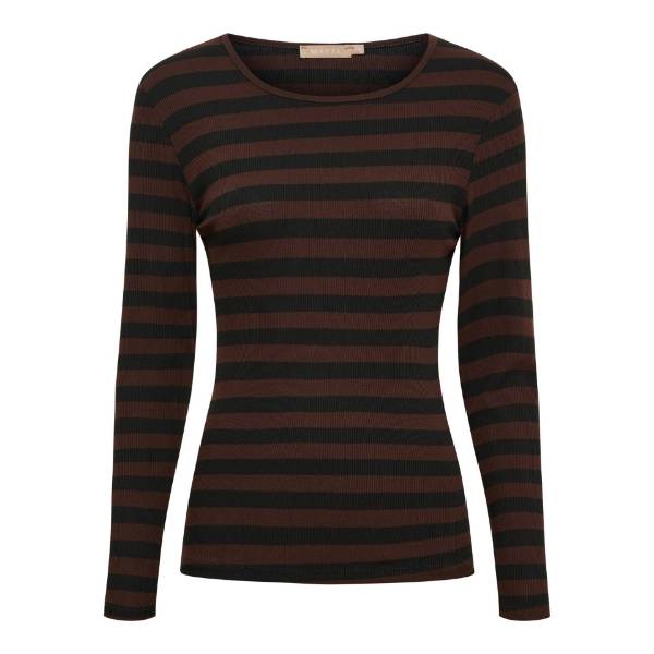 Billede af Marta Begonia Tee LS Black/moro