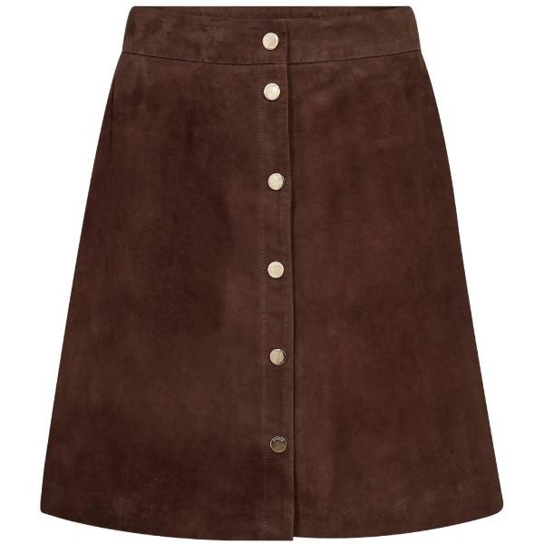 Billede af Gossia Lara Skirt Brown Suede