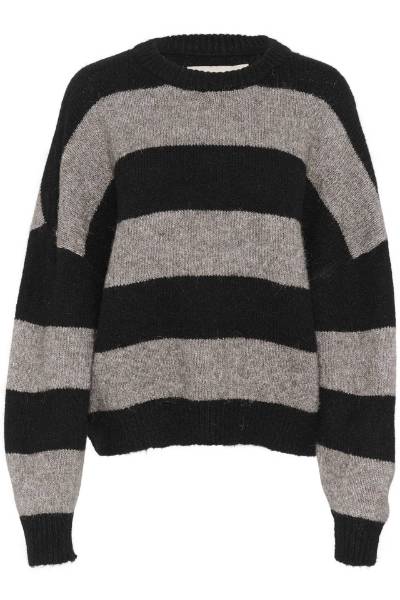 Billede af Culture Kimmy Pullover Black/falcon