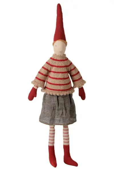Billede af Maileg Pixy str 3 Pige Stribet Sweater